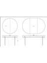 Table ronde blanche chic 