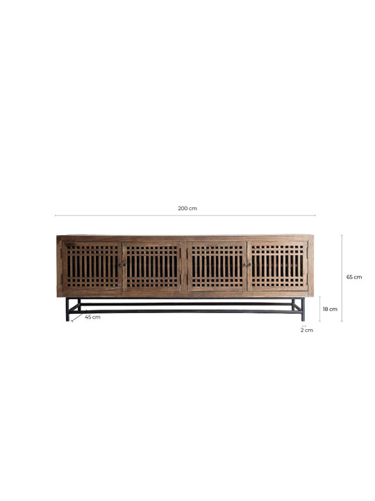 Meuble TV Xuzhou en bois d'orme Meuble TV Xuzhou en bois d'orme