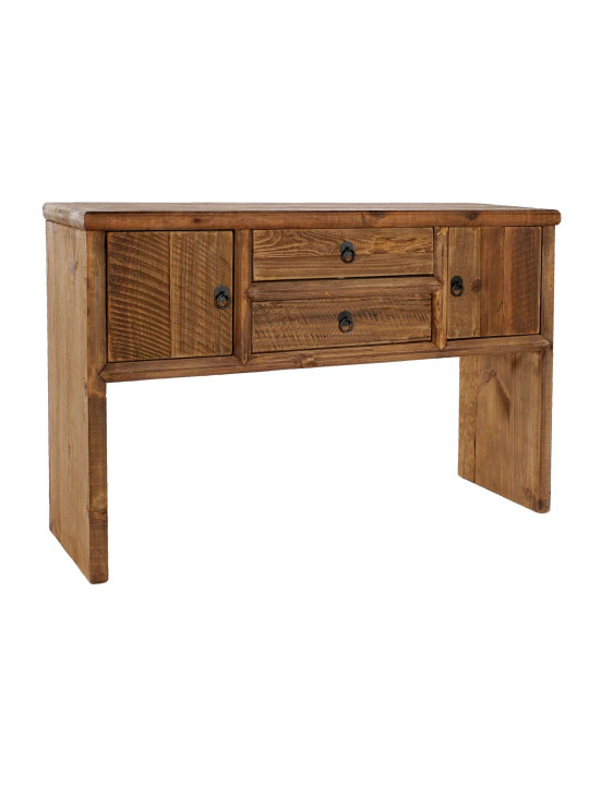 Console en bois de pin à tiroirs Console en bois de pin à tiroirs