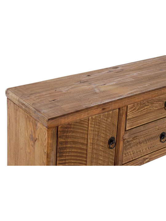 Console en bois de pin à tiroirs Console en bois de pin à tiroirs