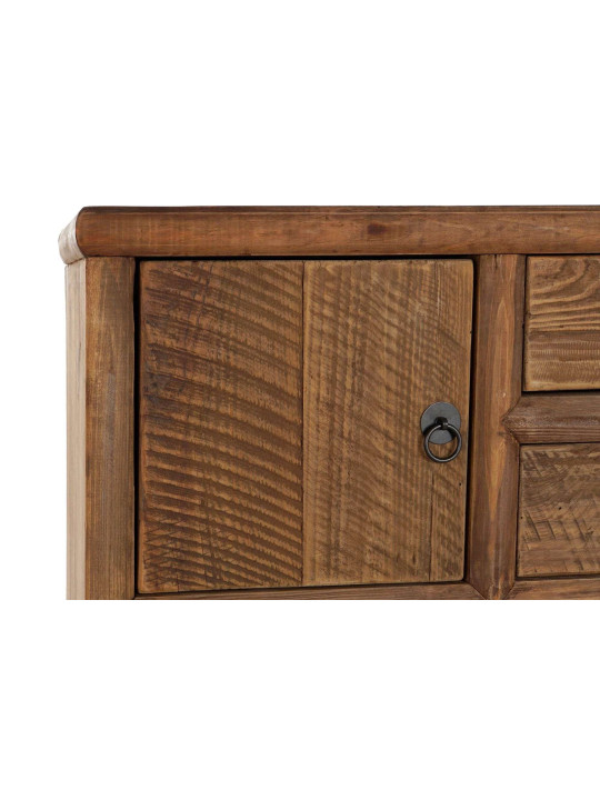 Console en bois de pin à tiroirs Console en bois de pin à tiroirs