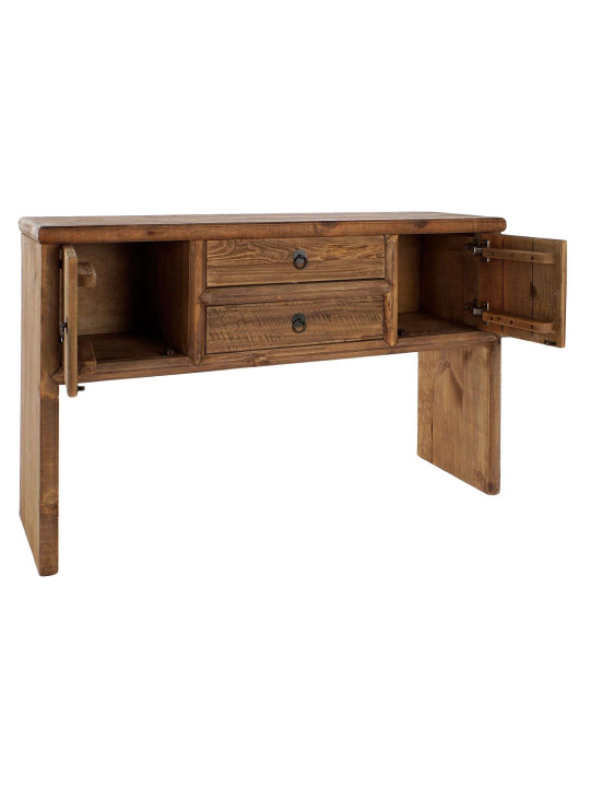 Console en bois de pin à tiroirs Console en bois de pin à tiroirs