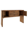 Console en bois de pin à tiroirs Console en bois de pin à tiroirs