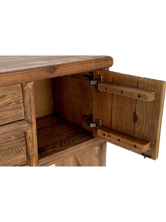 Console en bois de pin à tiroirs Console en bois de pin à tiroirs