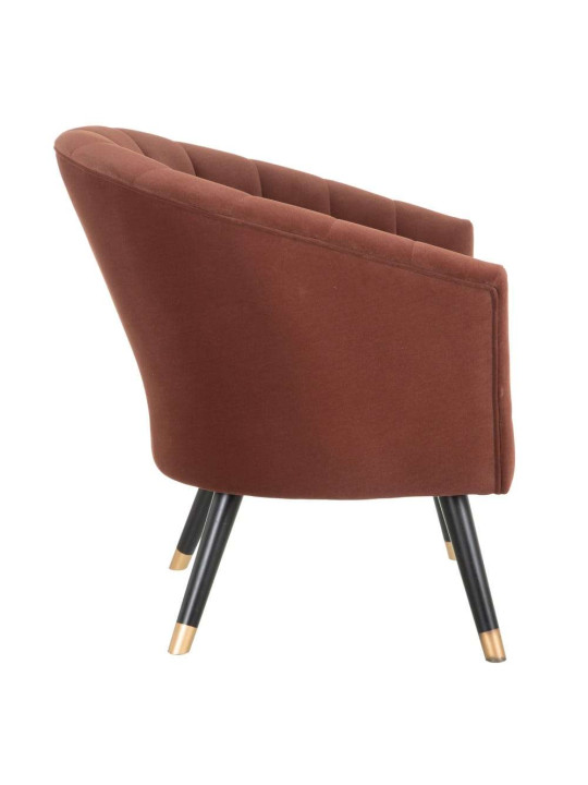 Fauteuil en velours tuile Fauteuil en velours tuile