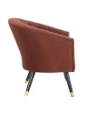 Fauteuil en velours tuile Fauteuil en velours tuile