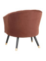 Fauteuil en velours tuile Fauteuil en velours tuile