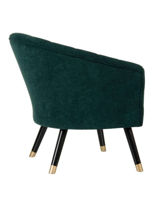 Fauteuil en velours bleu canard Fauteuil en velours bleu canard