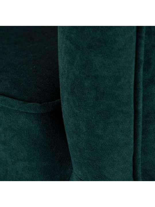 Fauteuil en velours bleu canard Fauteuil en velours bleu canard