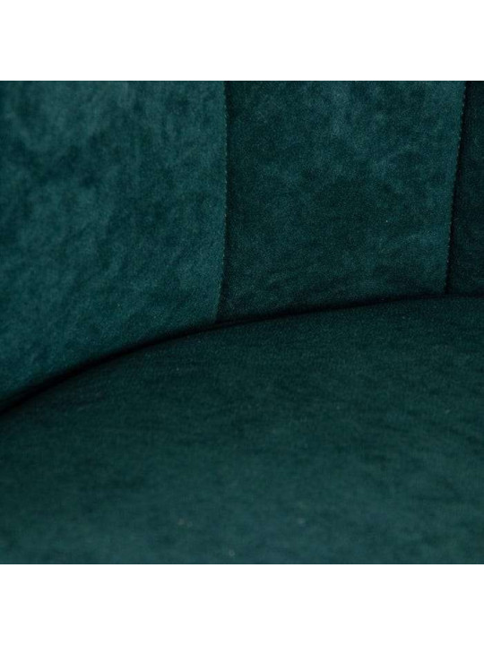 Fauteuil en velours bleu canard Fauteuil en velours bleu canard