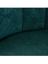 Fauteuil en velours bleu canard Fauteuil en velours bleu canard