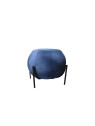 Grand pouf désign Wilem en velours bleu