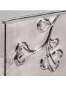 Grand bahut argent métal Grand bahut argent métal