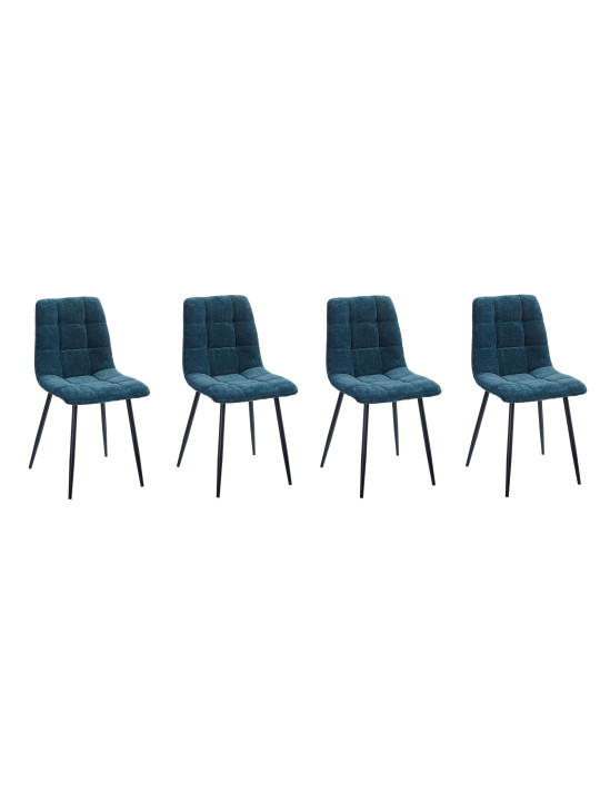 Chaise Alice en velours bleu marine Chaise Alice en velours bleu marine