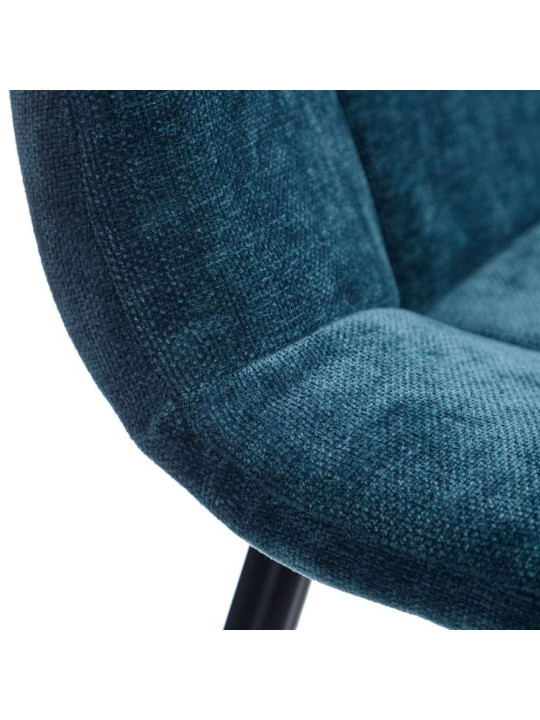 Chaise Alice en velours bleu marine Chaise Alice en velours bleu marine