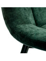 Chaise Alice en velours vert