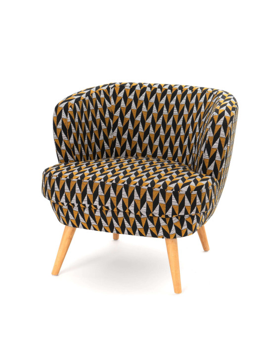 Fauteuil Dagmard Jasper jaune