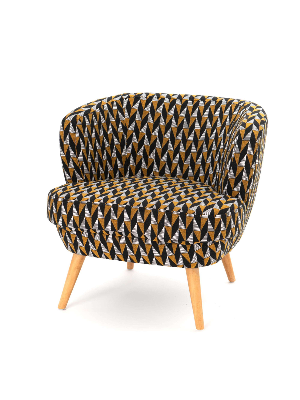 Fauteuil Dagmard Jasper jaune