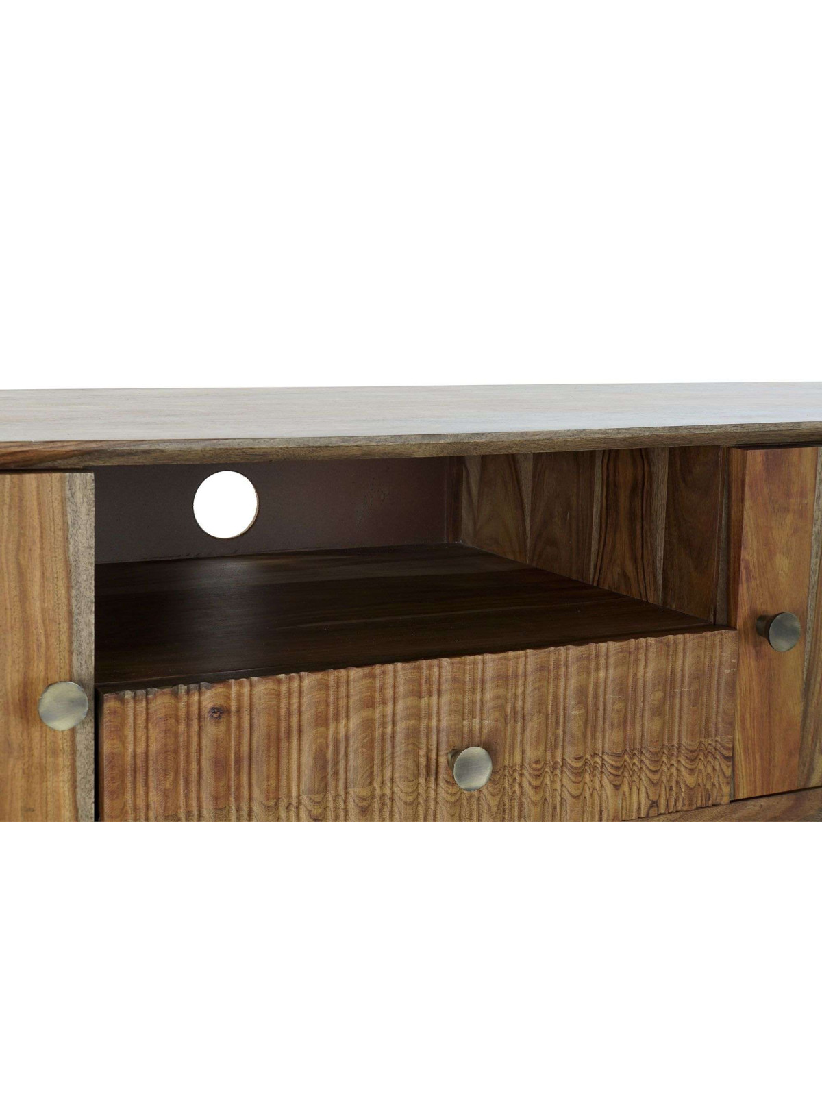 Meuble télé en bois de Sheesham