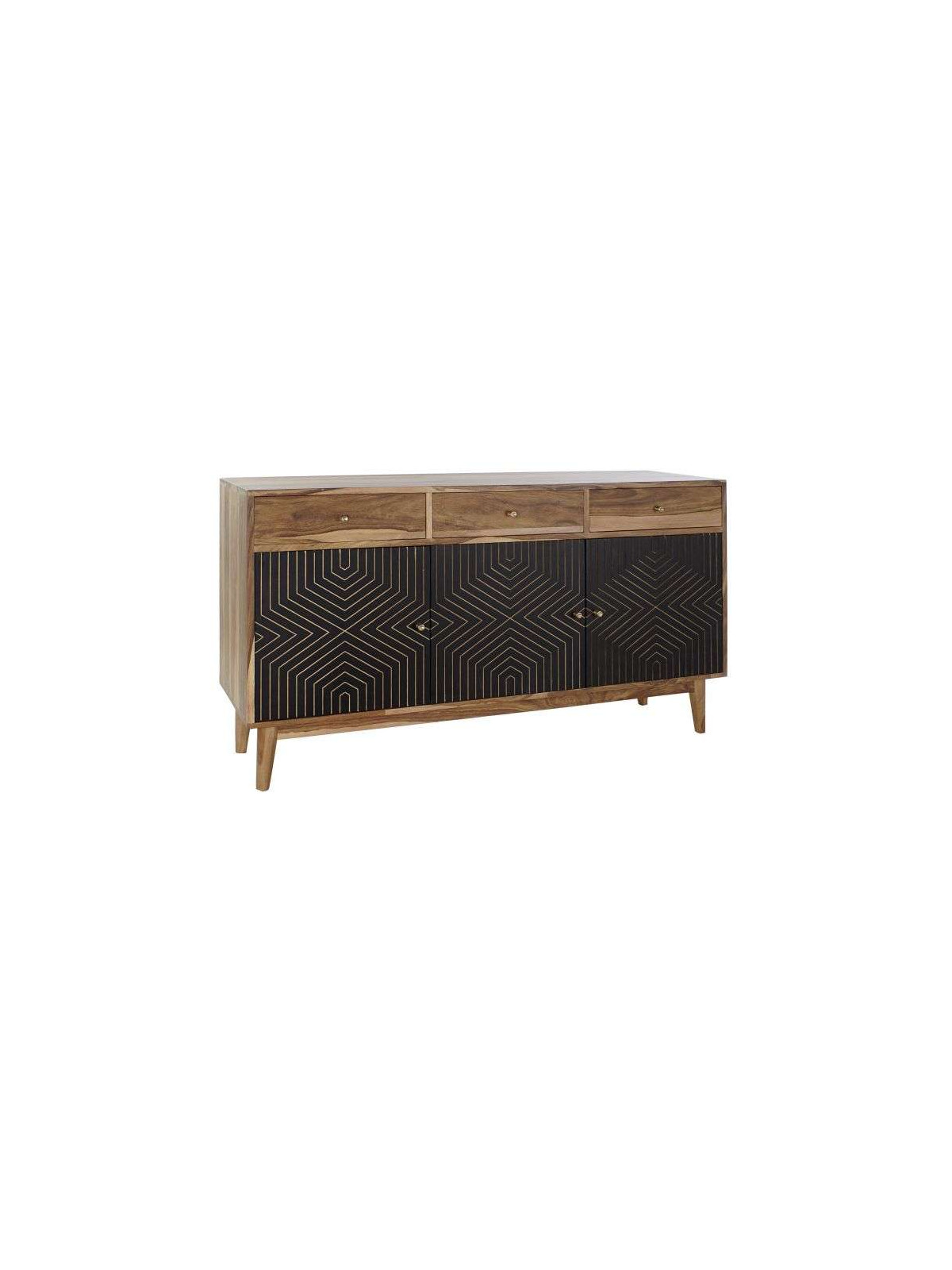Buffet  contemporain en bois de Sheesham