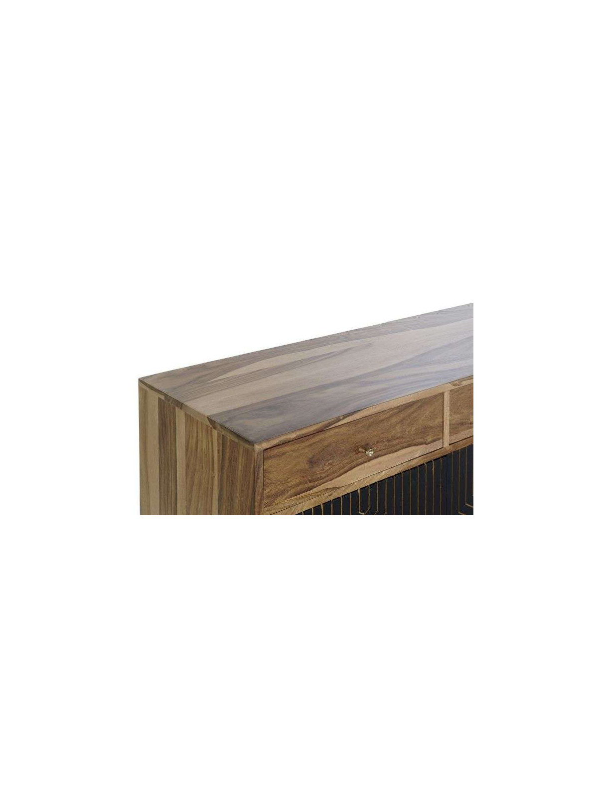 Buffet  contemporain en bois de Sheesham