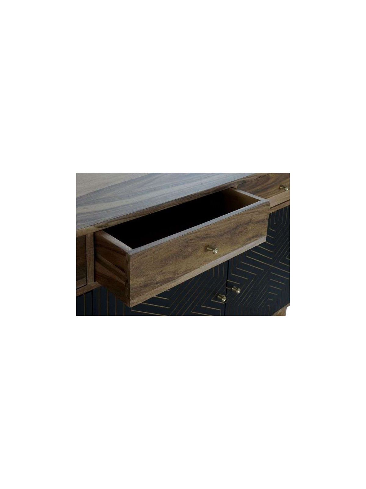 Buffet  contemporain en bois de Sheesham