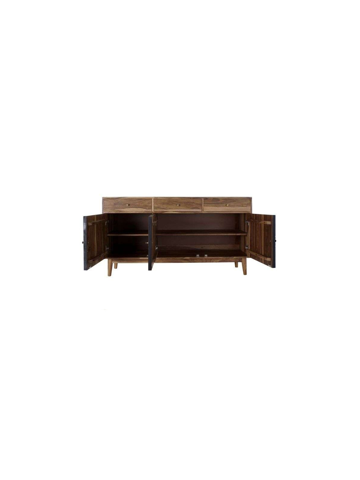 Buffet  contemporain en bois de Sheesham