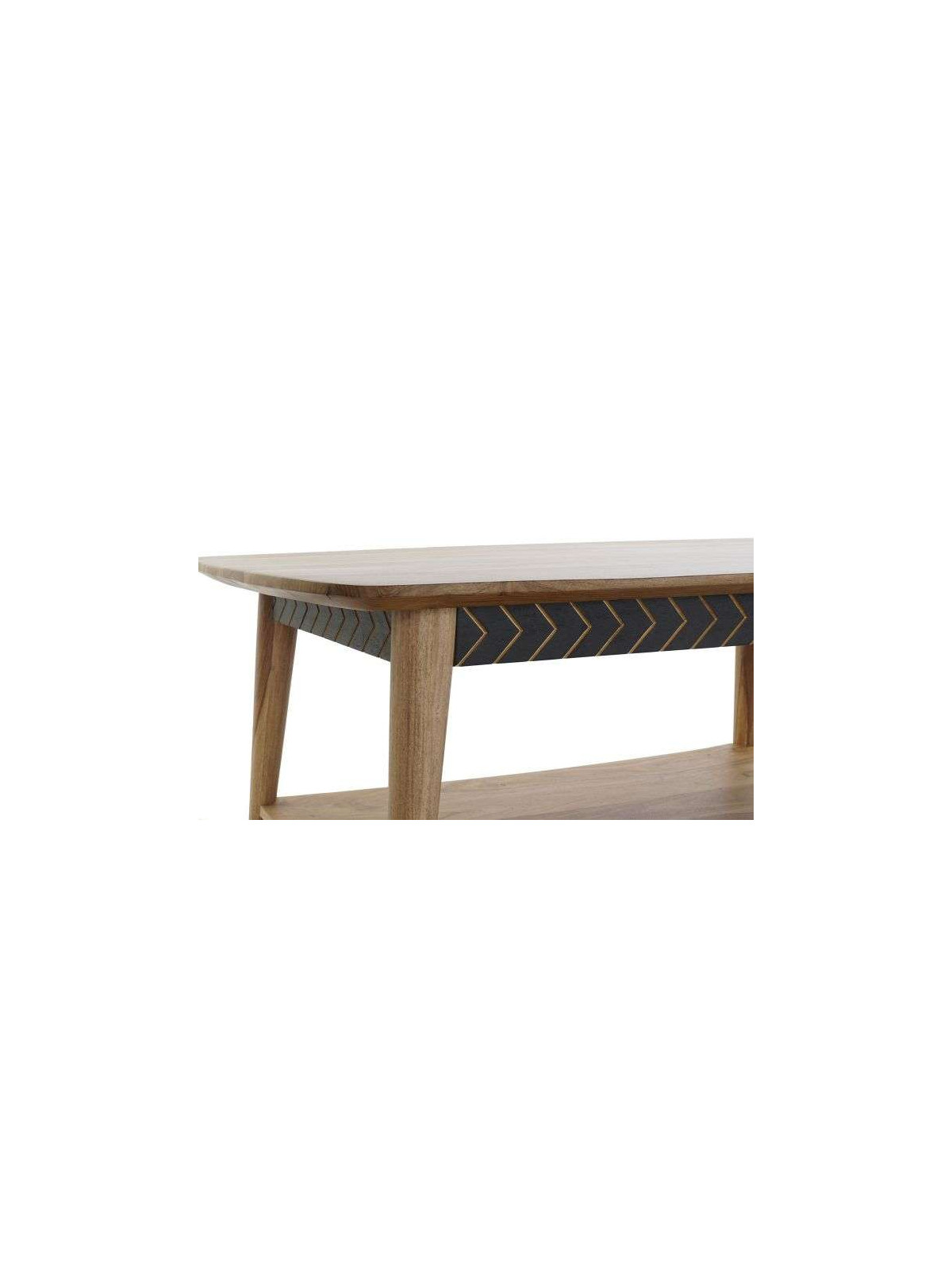Table basse contemporaine en bois de Sheesham
