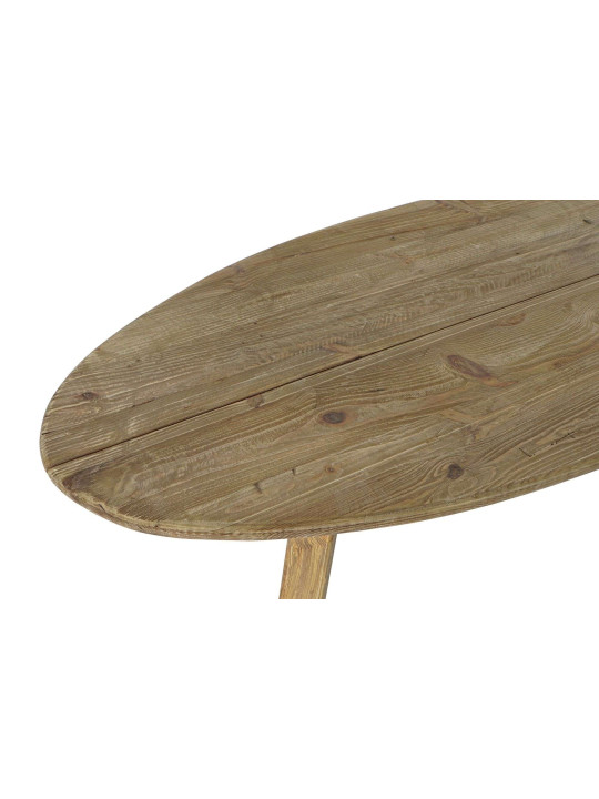 Table basse ronde  en bois recyclé  Maurienne