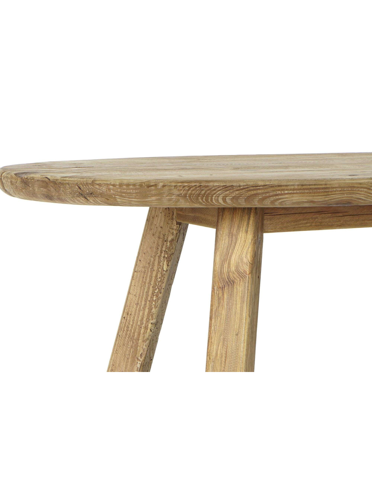 Table basse ronde  en bois recyclé  Maurienne