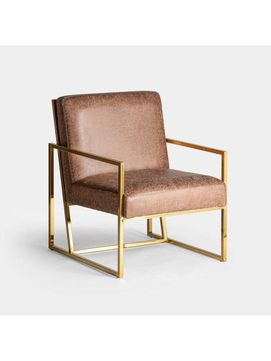 Fauteuil marron, Oxford