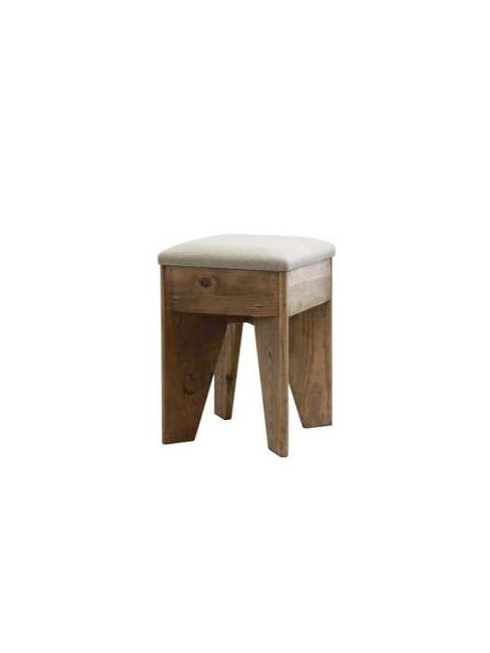 Tabouret Trapèze en pin recyclé