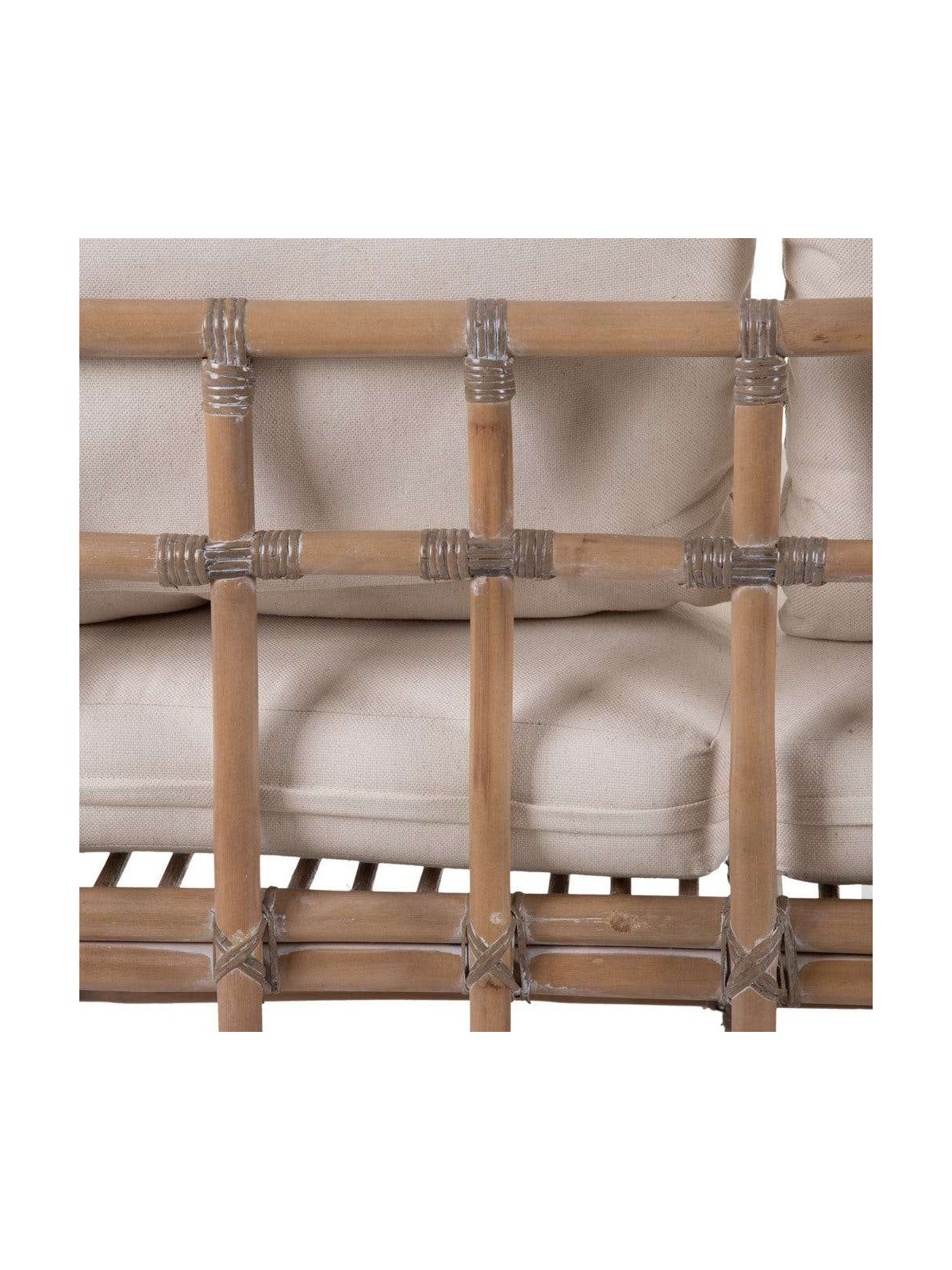 Fauteuil 3 personnes en rotin Mahalia