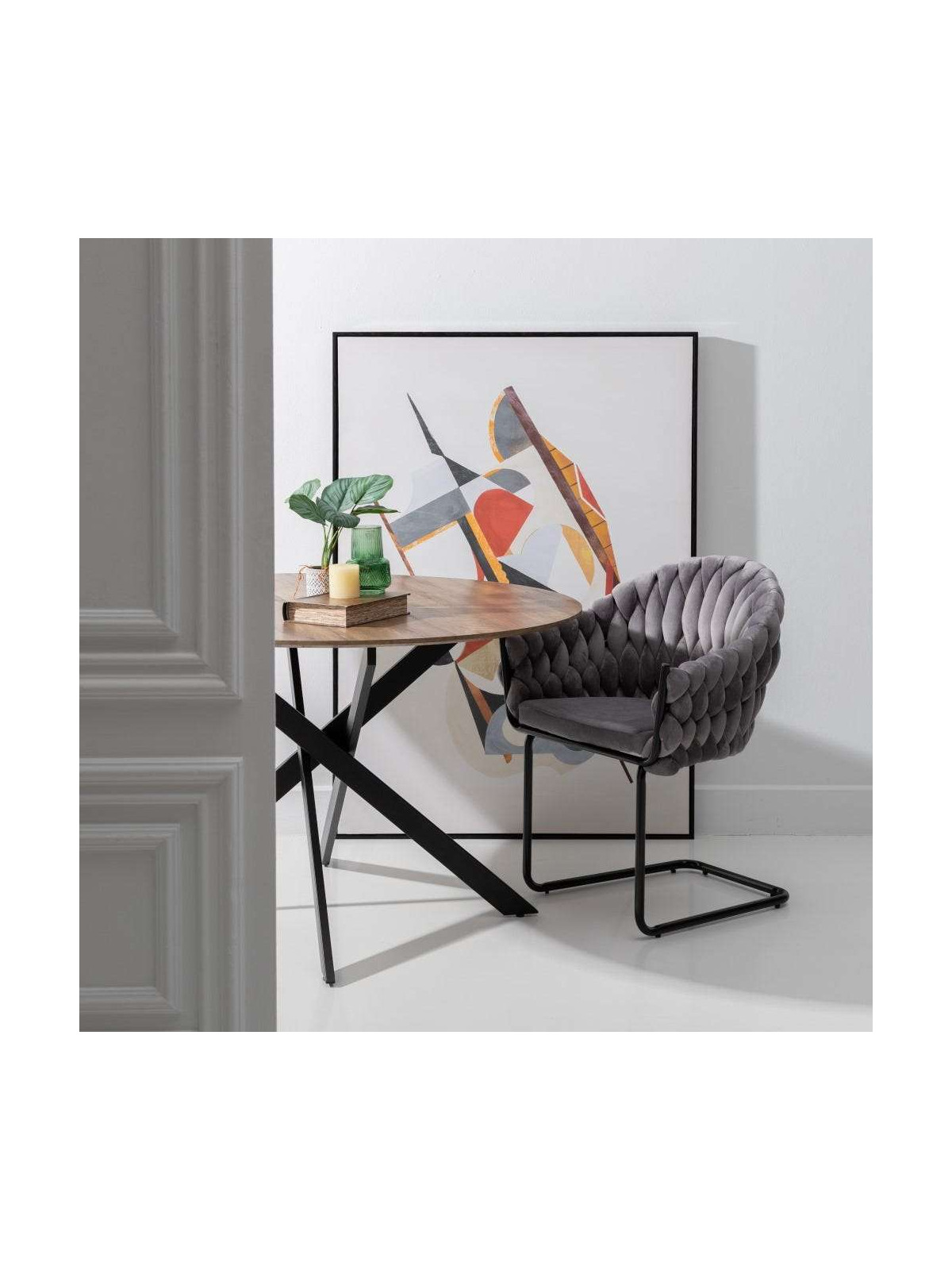 Chaise Palensia gris
