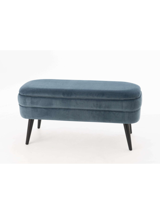 Banquette velours bleue marine