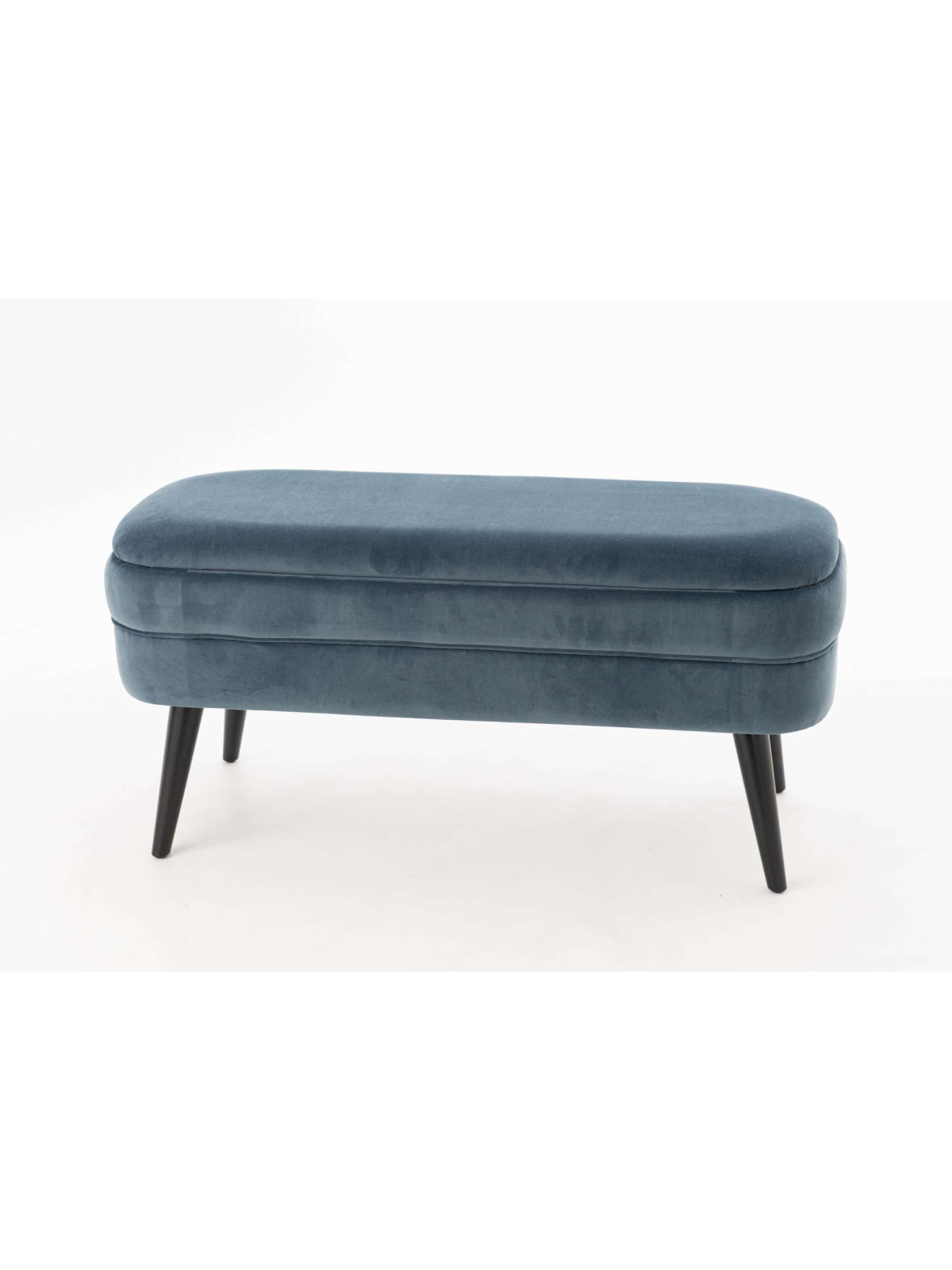 Banquette velours bleue marine