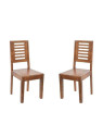 Lots de 2 chaises en acacias Sybelle Lots de 2 chaises en acacias Sybelle