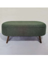 Banquette en tissu vert