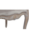 Duo de fauteuils cabriolet capitonné velours gris Duo de fauteuils cabriolet capitonné velours gris