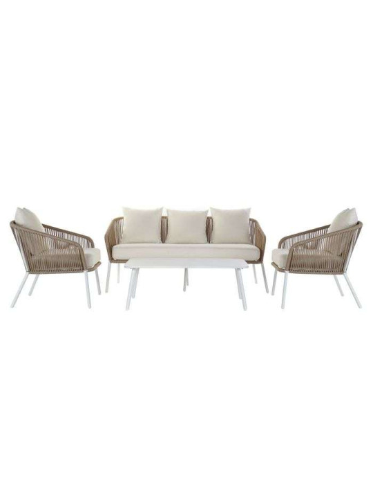 Set de 4 canapés Aluminium beige Set de 4 canapés Aluminium beige