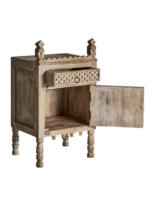 Table de chevet indien Chaiyi Table de chevet indien Chaiyi