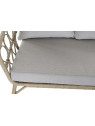 Set de 4 canapés rotin synthétique gris clair Set de 4 canapés rotin synthétique gris clair