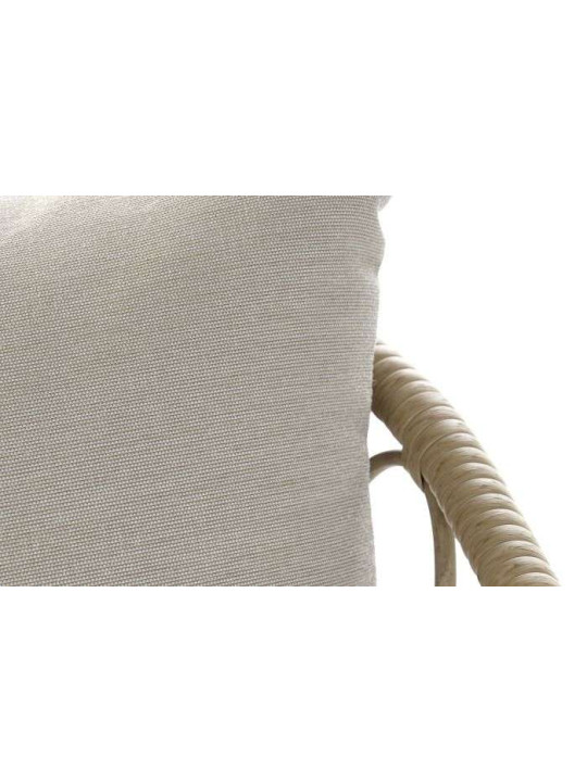 Set de 4 canapés rotin synthétique gris clair Set de 4 canapés rotin synthétique gris clair