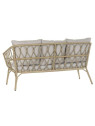 Set de 4 canapés rotin synthétique gris clair Set de 4 canapés rotin synthétique gris clair