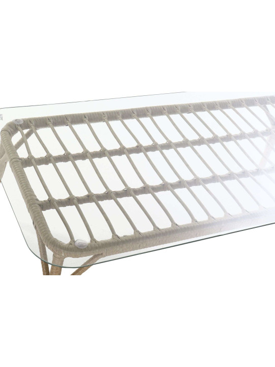 Set de 4 canapés rotin synthétique gris clair Set de 4 canapés rotin synthétique gris clair