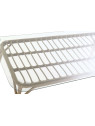 Set de 4 canapés rotin synthétique gris clair Set de 4 canapés rotin synthétique gris clair