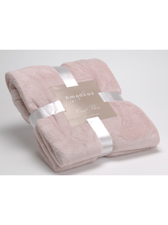 Plaid vieux rose 170*130 cm Amadeus Plaid vieux rose 170*130 cm Amadeus