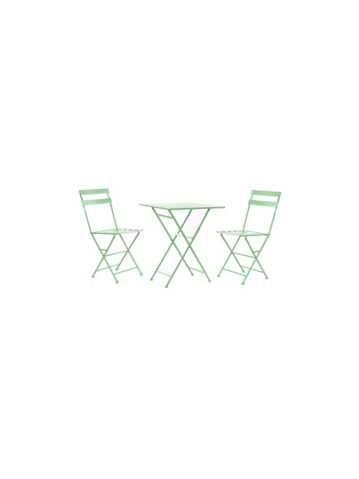Ensemble de tables et chaises en bois de pin vert
