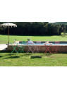 Ensemble de tables et chaises en bois de pin vert Ensemble de tables et chaises en bois de pin vert