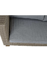 Set de 4 canapés rotin synthétique gris Murcie Set de 4 canapés rotin synthétique gris Murcie